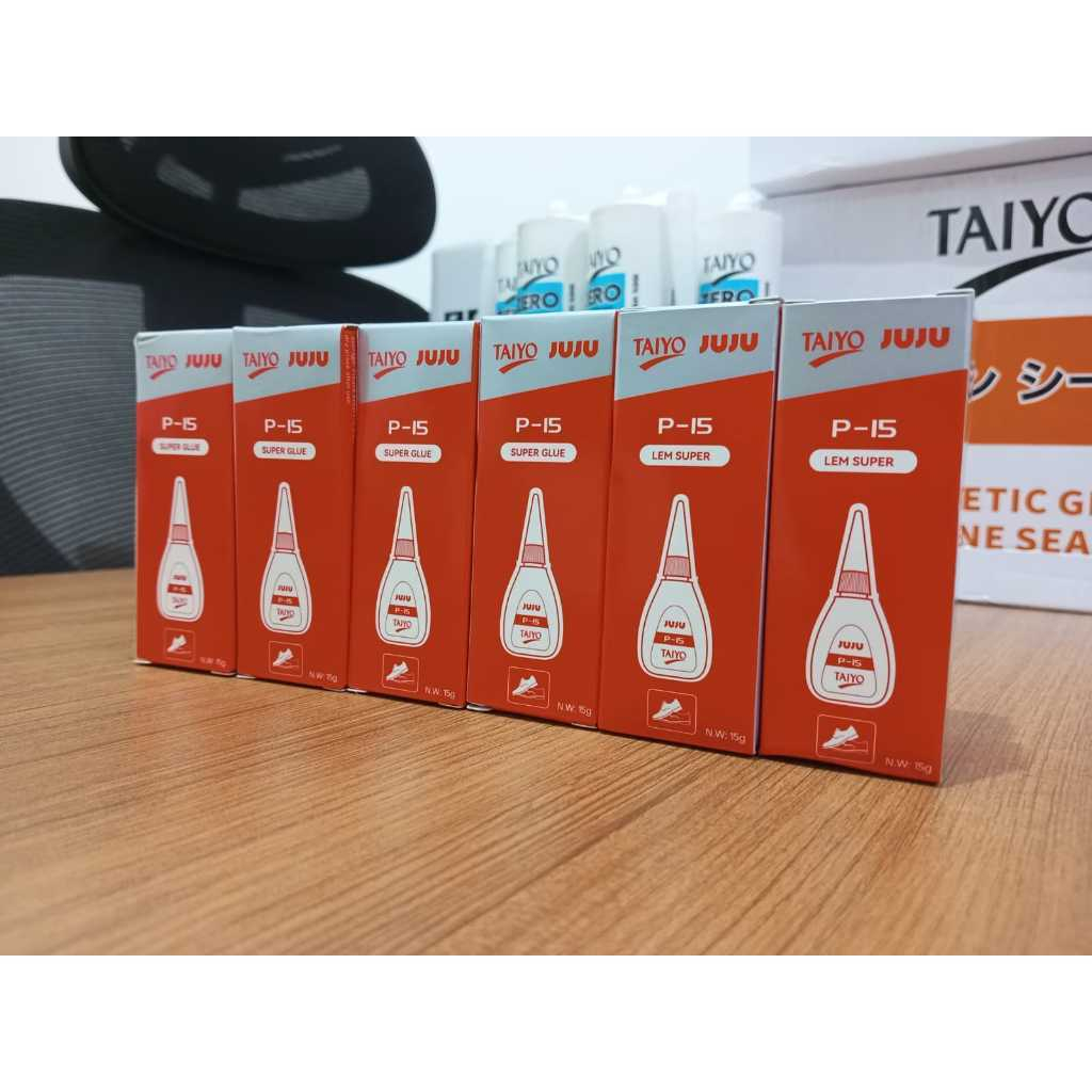 Lem Tetes Taiyo JUJU 15gr P-15 Lem Super Super Glue