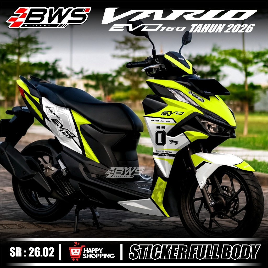 Terbaru COD Sticker Decal Full Body Honda Vario Evo 160 Tahun 2026 Sticker Full Body Honda Vario Evo