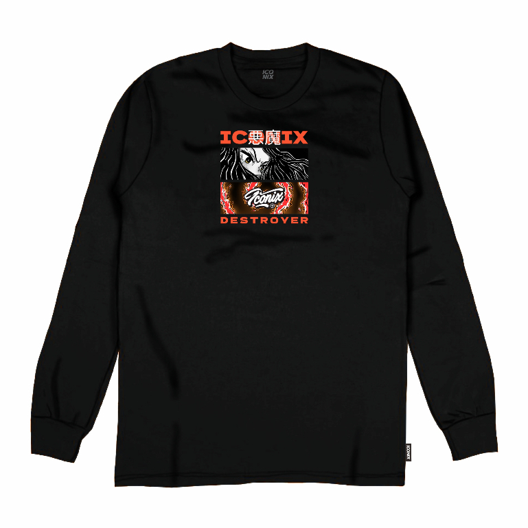 ICONIX Longsleeve | Kaos Lengan Panjang Distro | IX-LS.DESTROYER