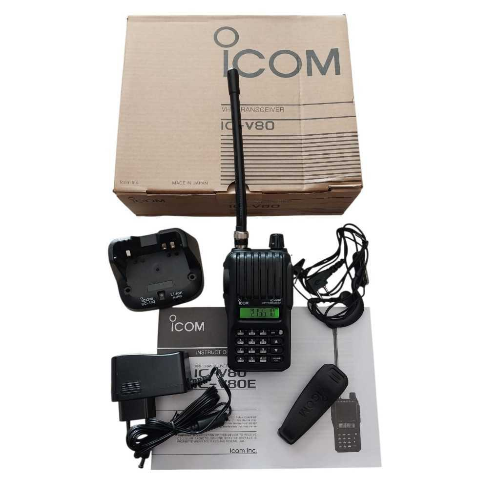 HT ICOM V80 ICV80 IC-V80 V80E VHF Frekuensi 136-174MHz