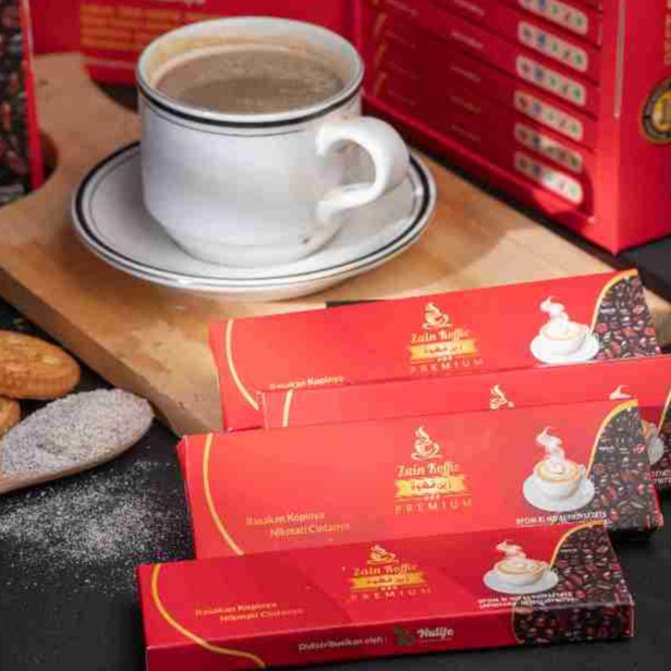 Zain Koffie Sachet, 1 Bungkus untuk 2 kali minum. Exp Maret 2028