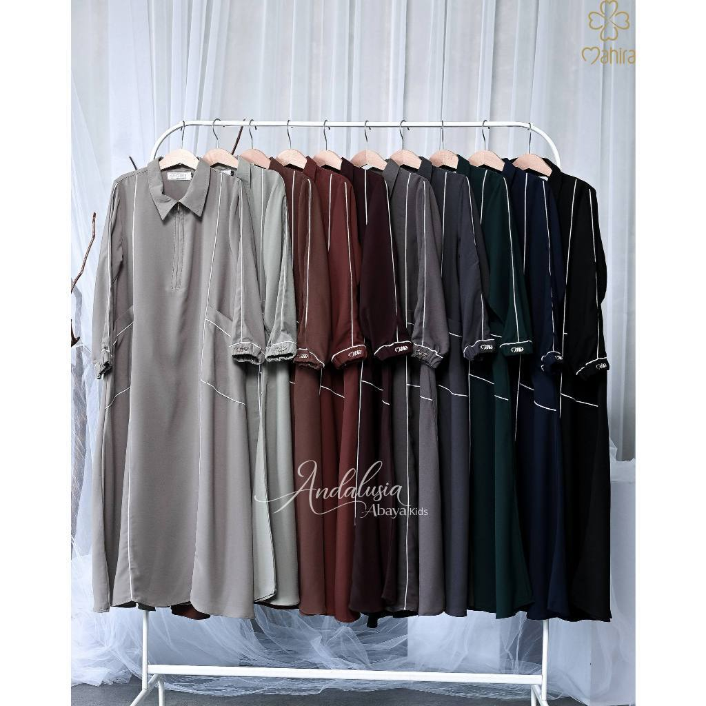 SET ANDALUSIA BY MAHIRA | GAMIS SETELAN SYARI MAHIRA INDONESIA | SETELAN GAMIS DEWASA MAHIRA