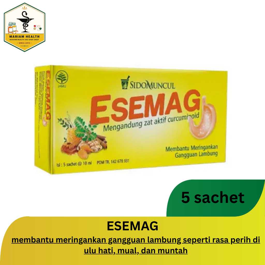 Sidomuncul Esemag Isi 5 Sachet | Obat Maag | Asam Lambung