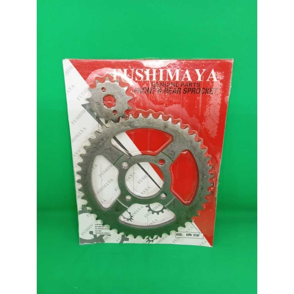 GIR M/B MUKA BELAKANG SEPUH SUPRA 13T/45T DAN 15/40T FUSHIMAYA