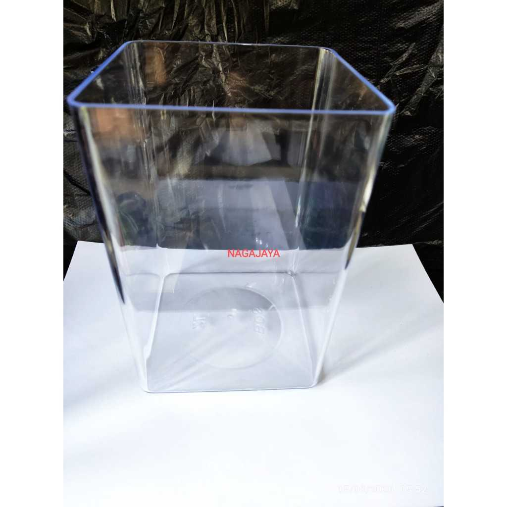Aquarium Soliter Akrilik Cupang 2liter Free Sekat Packing Dus
