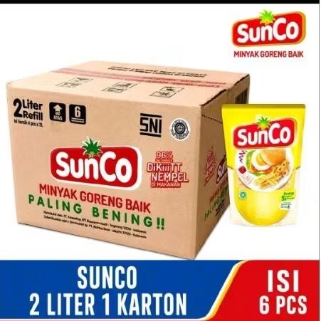 Sunco 1 Dus kemasan 6 x 2 liter