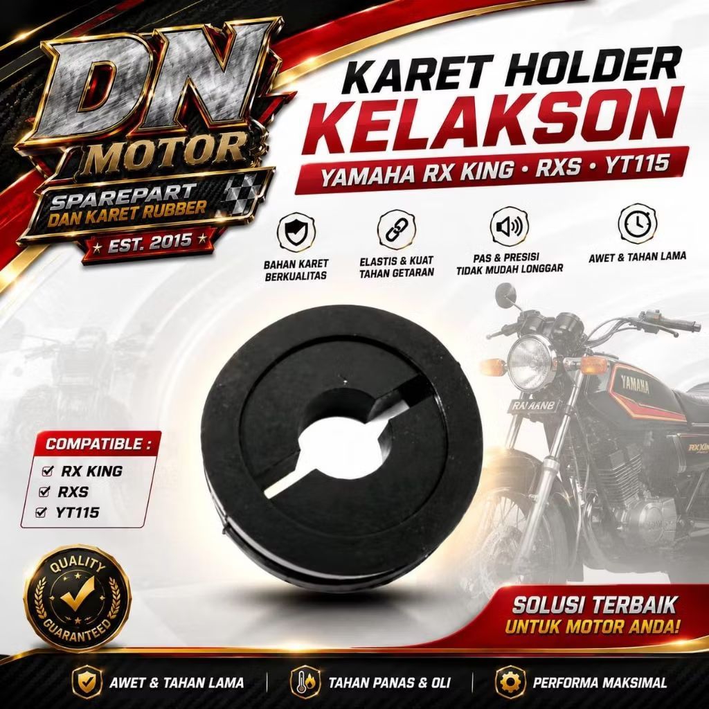 Karet Holder Kelakson untuk Yamaha RX King RXS YT115 Sparepart Motor