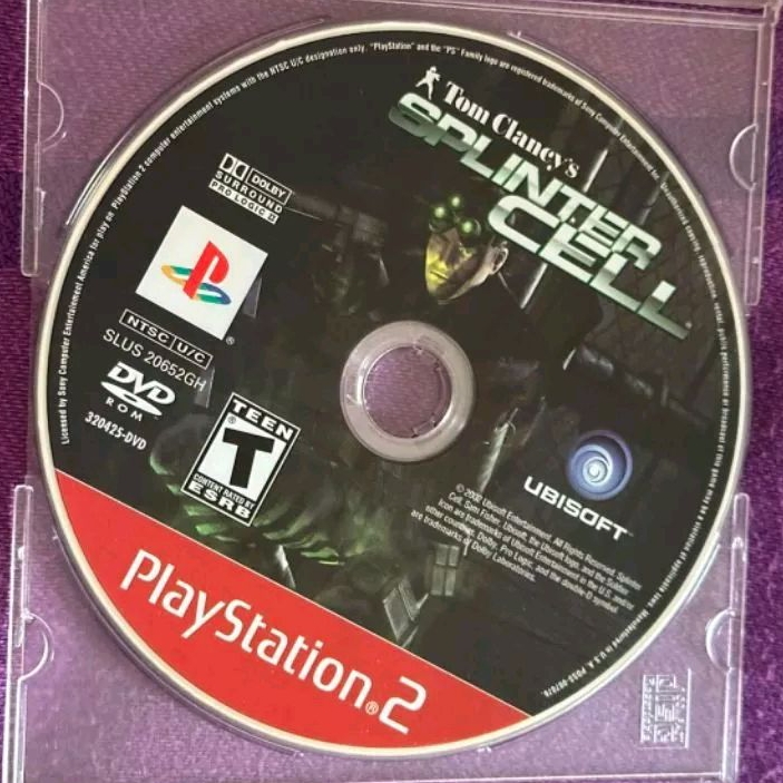 kaset ps2 ori us splinter cell