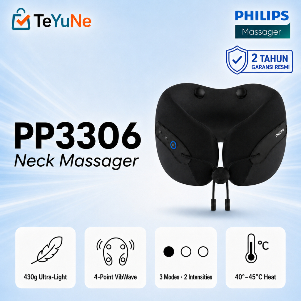 Philips Ring Neck Support PPM3306 Alat Pijat Leher