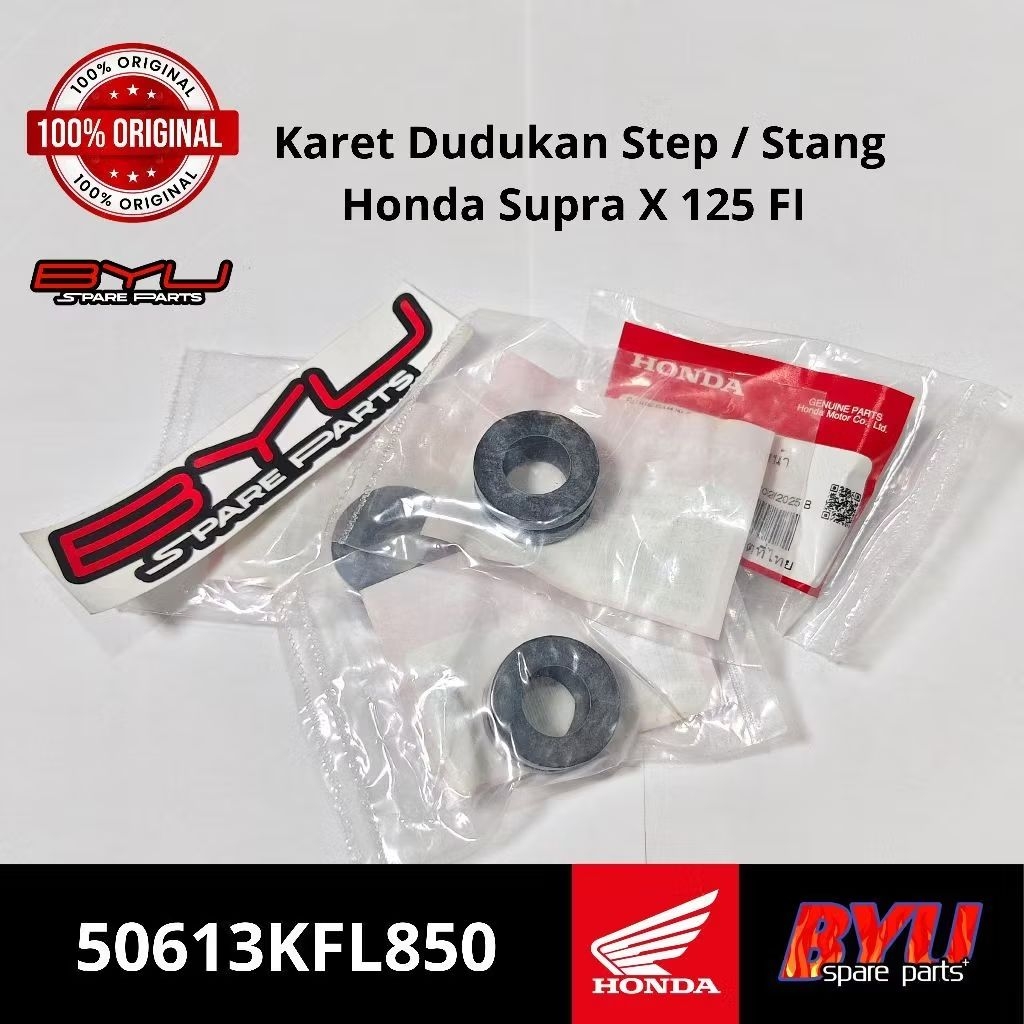 50613-KFL-850 Karet Dudukan Step Honda Supra X 125 FI / Karisma Kirana 50613KFL850
