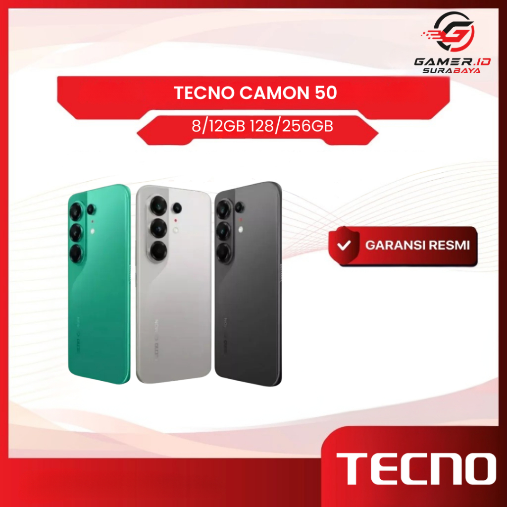 TECNO CAMON 50 8/12GB 128/256GB | GREEN - TITANIUM - BLACK