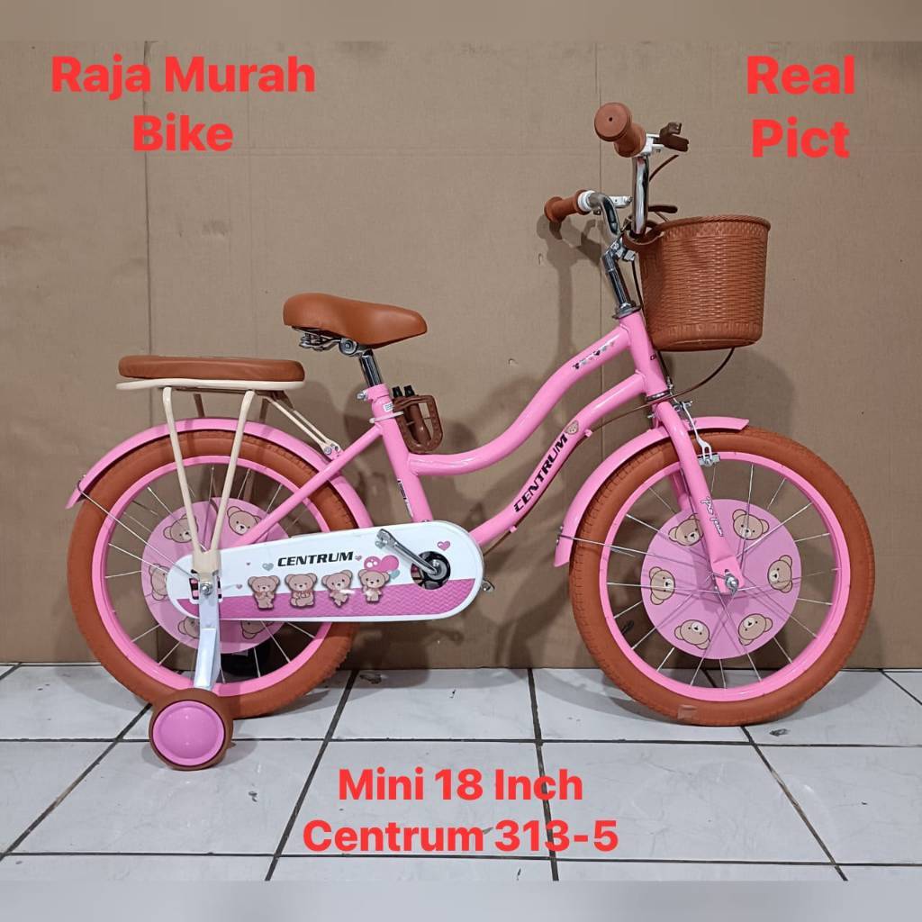 Sepeda anak perempuan mini 18 inch centrum 313-5 Bear sepeda terbaru centrum 313-5 18 inch