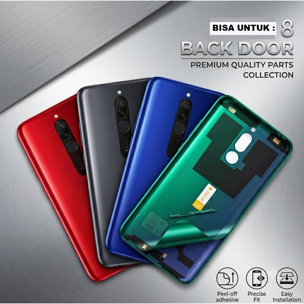 Backdoor bisa untuk redmi 8 Back Casing Tutup Belakang Casing bisa untuk redmi 8