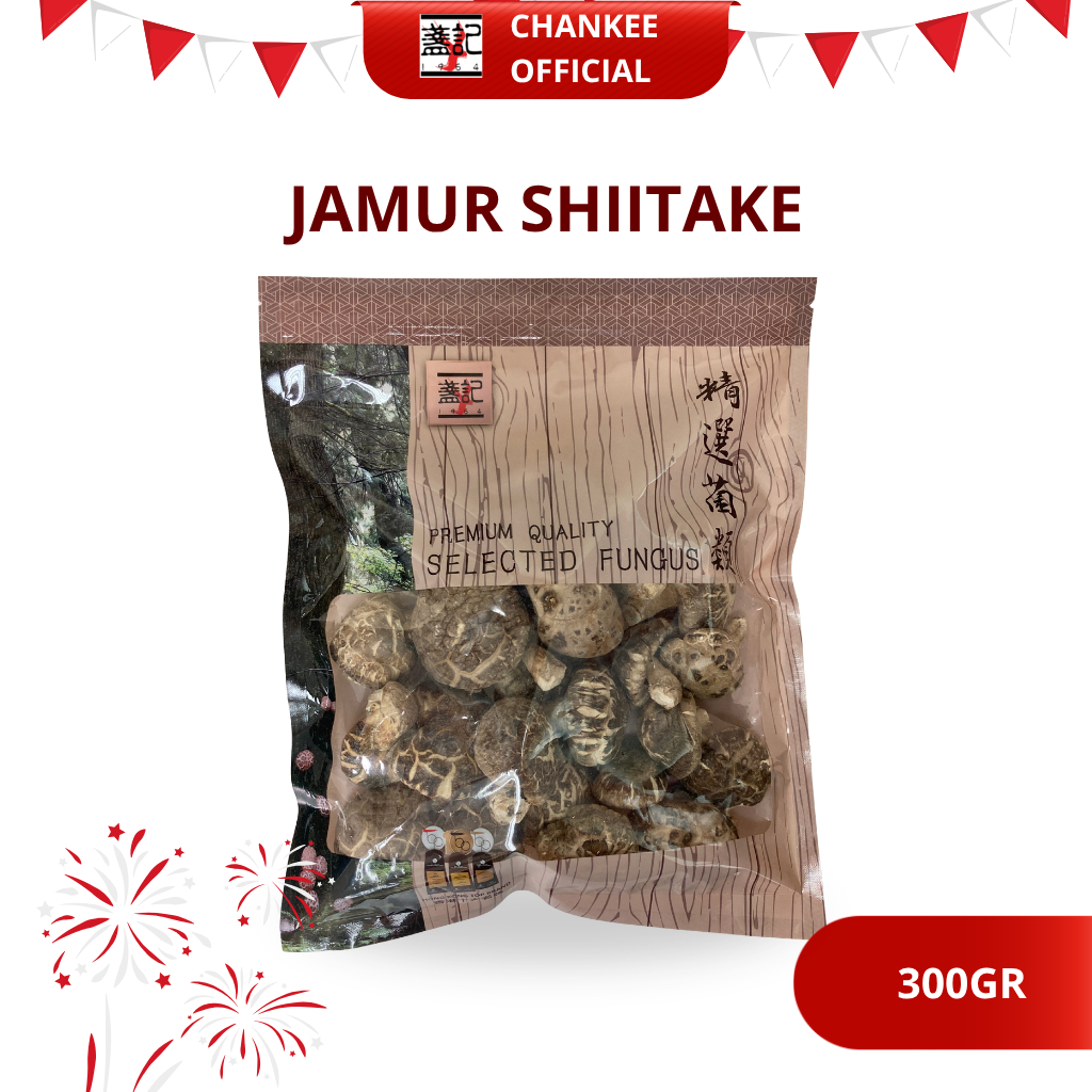 Jamur Shiitake Hioko Import Hongkong Jamur Shitake kering besar 300gr Premium