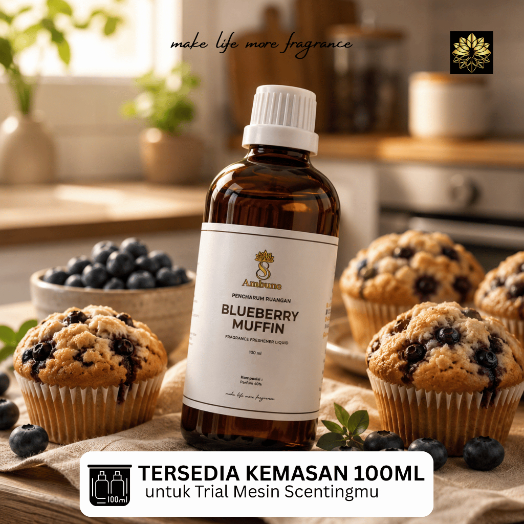 Refill Mesin Scenting 100ml aroma Blueberry Muffin - Refill Pewangi Ruangan Premium