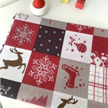 Christmas Table Runner Taplak Meja Natal/Dekorasi Natal Table Runner printed/ table runner Natal
