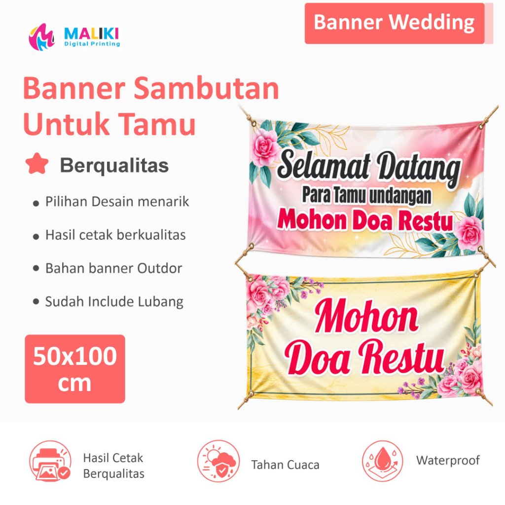 Banner Selamat Datang Para tamu
