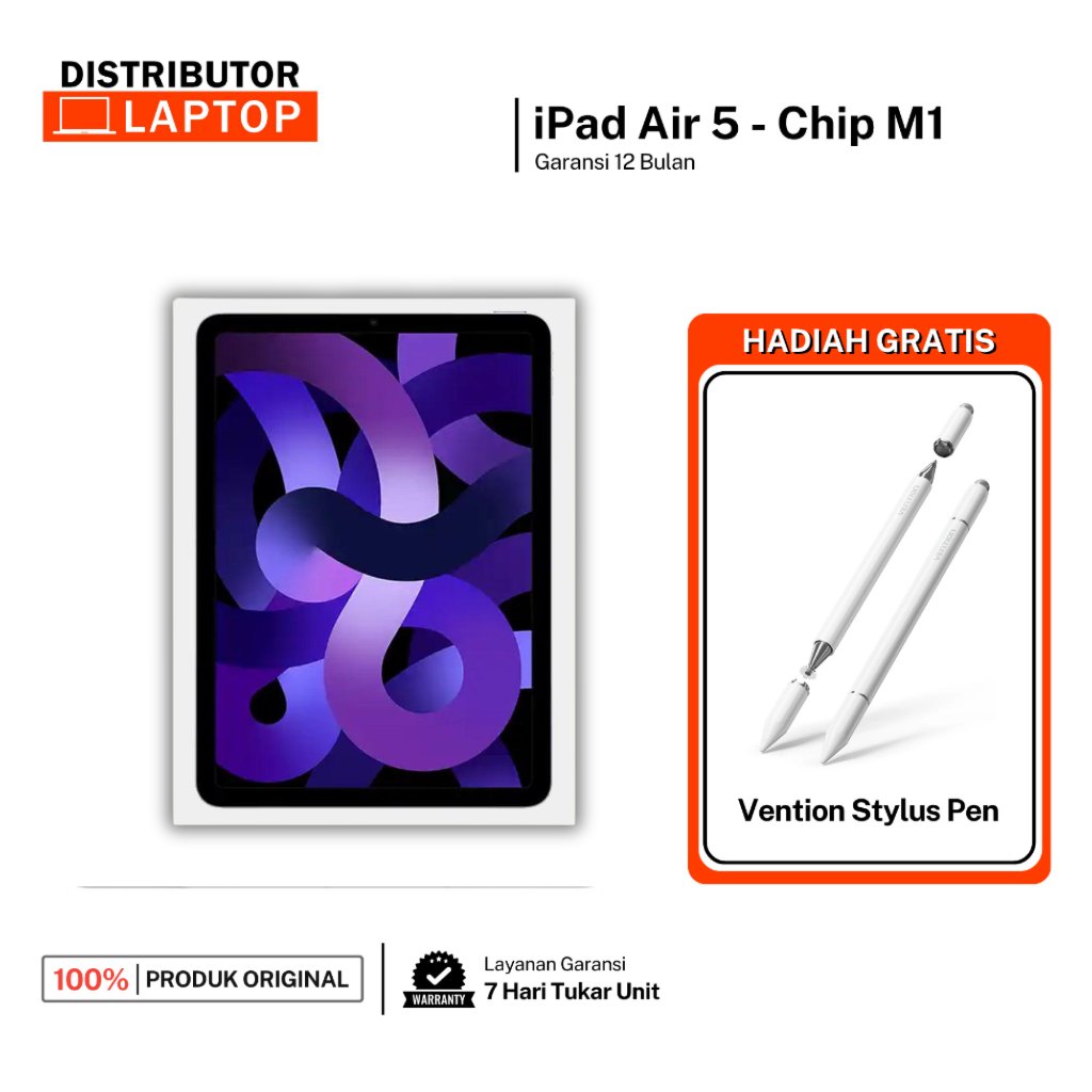 [PROMO] Apple iPad air 5 M1 2022 [ 64GB - 256GB ] Wifi Only
