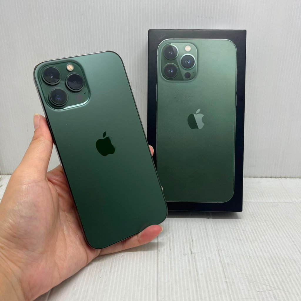 HOT SALE IPHONE 13 PRO MAX 128GB GREEN RESMI FULLSET ORIGINAL DIGIMAP  NO MINUS