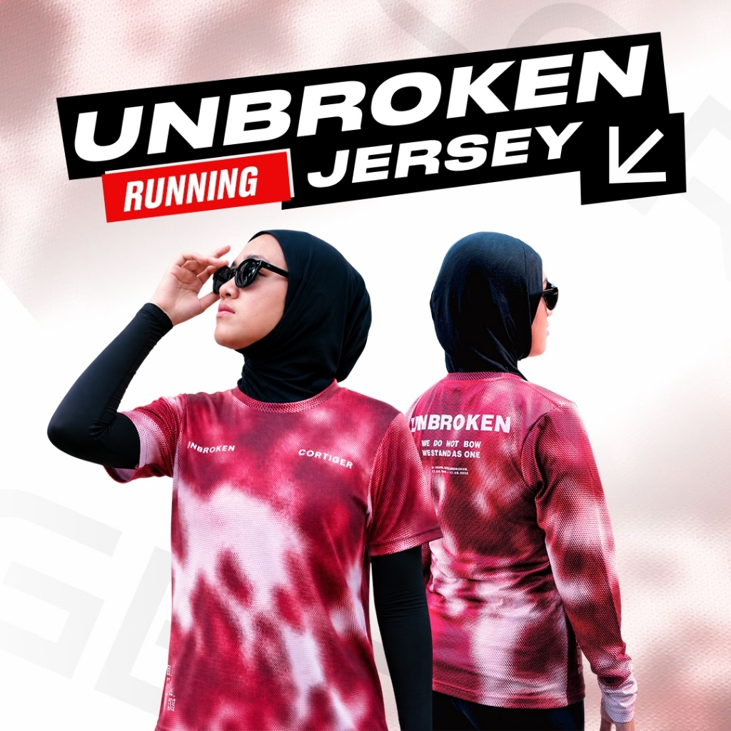 Cortiger Jersey Olahraga Wanita  - Unbroken