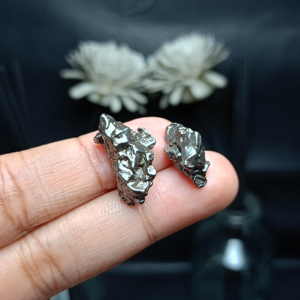 Batu Meteorite Campo Del Cielo Paket (10) Asli Meteorite