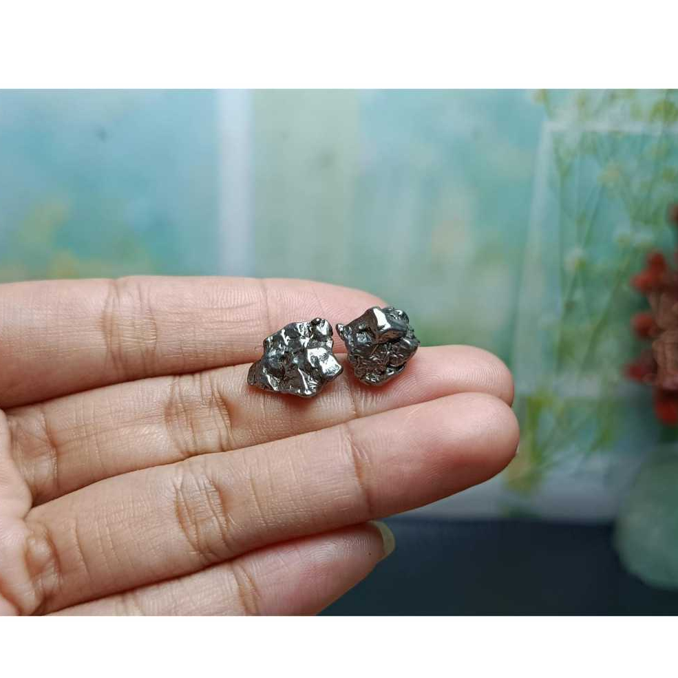 Batu Meteorite Campo Del Cielo Paket (10) Asli meteorite