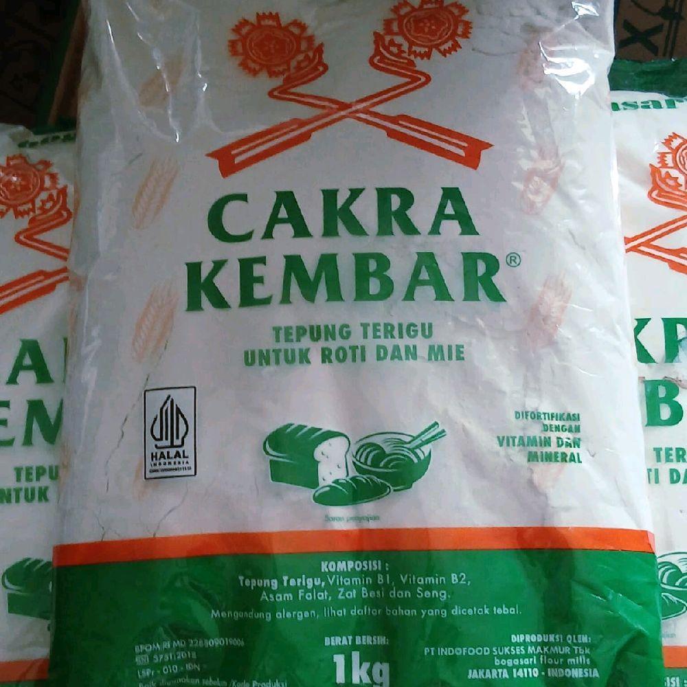 TEPUNG TERIGU CAKRA KEMBAR / Terigu Cakra Kembar 1kg