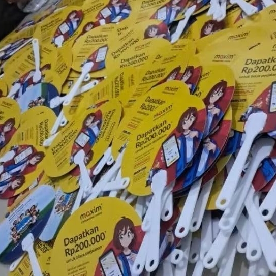 kipas tangan custom/ kipas tangan gambar