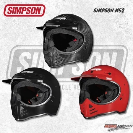 HELM SIMPSON M52 CLASICC ORIGINAL HELMET CLASSIC SIMPSON