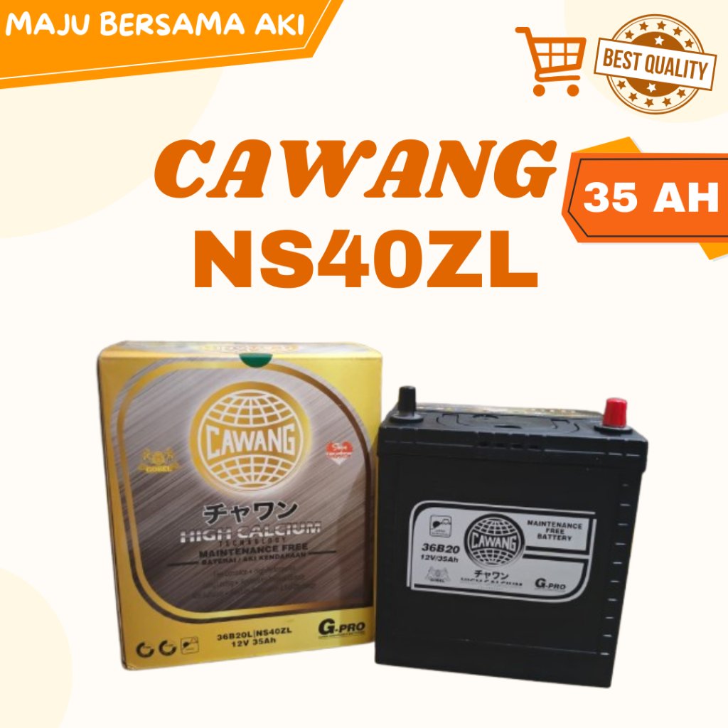 Aki GS Mobil Toyota Agya, Altis NS40ZL (36B20L) CAWANG Aki Kering
