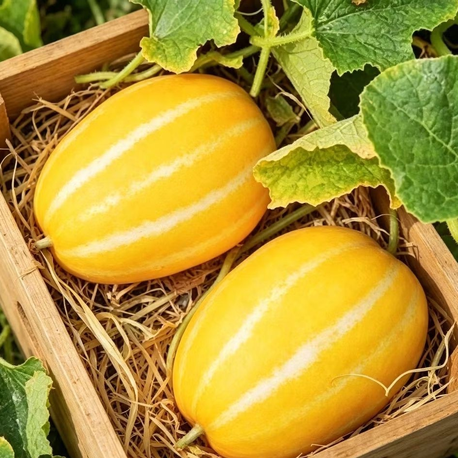 3 Butir Benih Melon Kuning Korea Benih Siap Semai Benih Melon Korea Asli