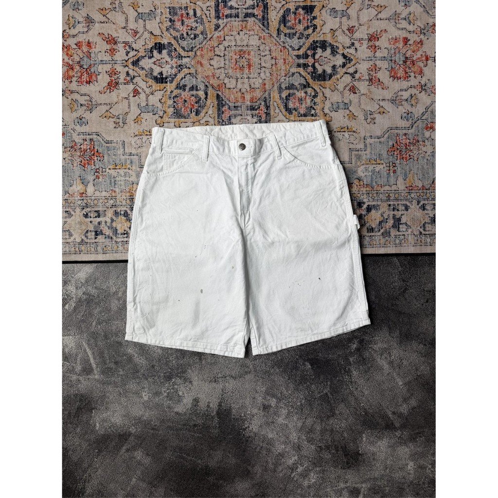 Dickiess Carpenter Short Pants Celana Pendek Ukuran 36 Putih
