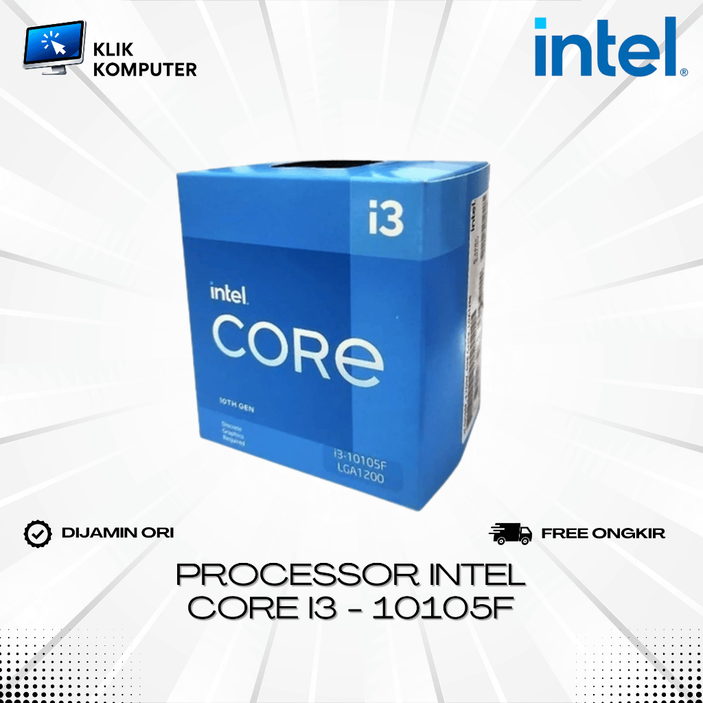 Processor Intel Core i3 10105F LGA 1200 Box