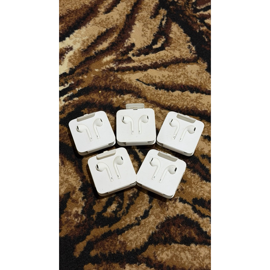 Earphone Lightning Iphone Original Headset Handsfree