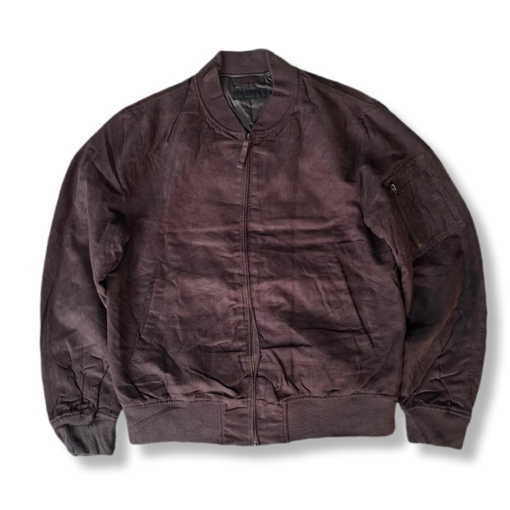 UNIQLO SUEDE BOMBER FLIGHT JACKET | OUTERWEAR | GS