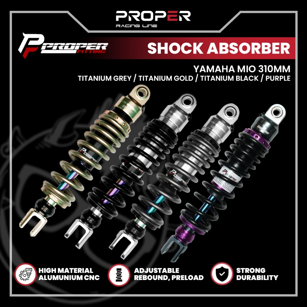 Proper Racing Line Shock Absorber Yamaha Mio 310mm