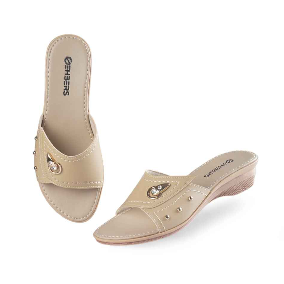 EHBERS EH 131 Sandal Selop Wanita Terbaru Cream