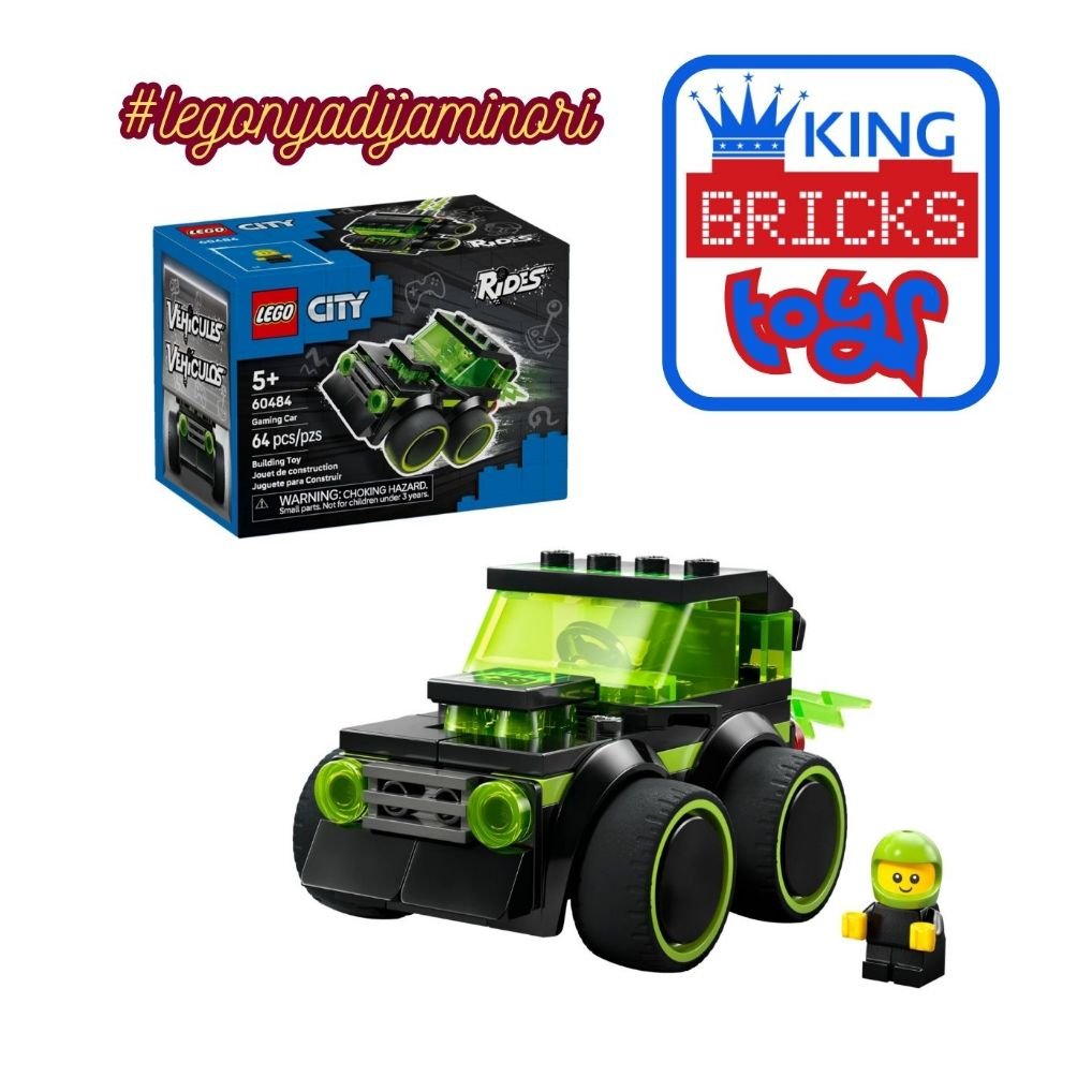 Mainan Anak LEGO 60484 Gaming Car - CITY LEGO Original Mobil Gamer Murah Jakarta