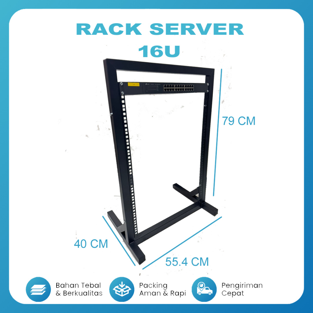 RAK SERVER RACK SERVER 8U 10U 12U 15U 16U 32U DEKSTOP RAK RACKMOUT HTB SWITCH ROUTER JARINGAN INTERN
