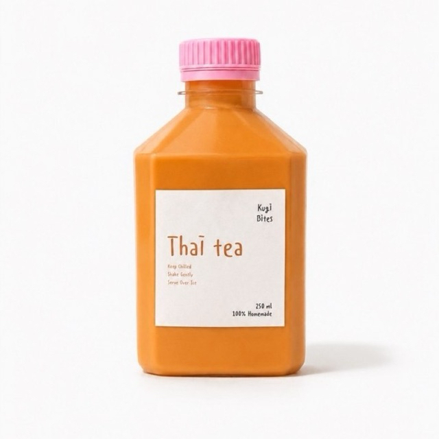 Minuman Thai Tea 250ml Homemade dalam Botol Thai Tea Chatramue