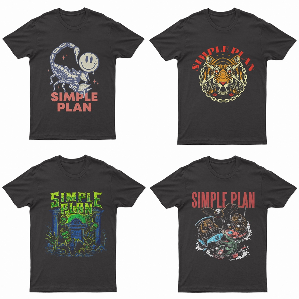 KAOS BAND - SIMPLE PLAN - TSHIRT BAJU BAND SIMPLE PLAN