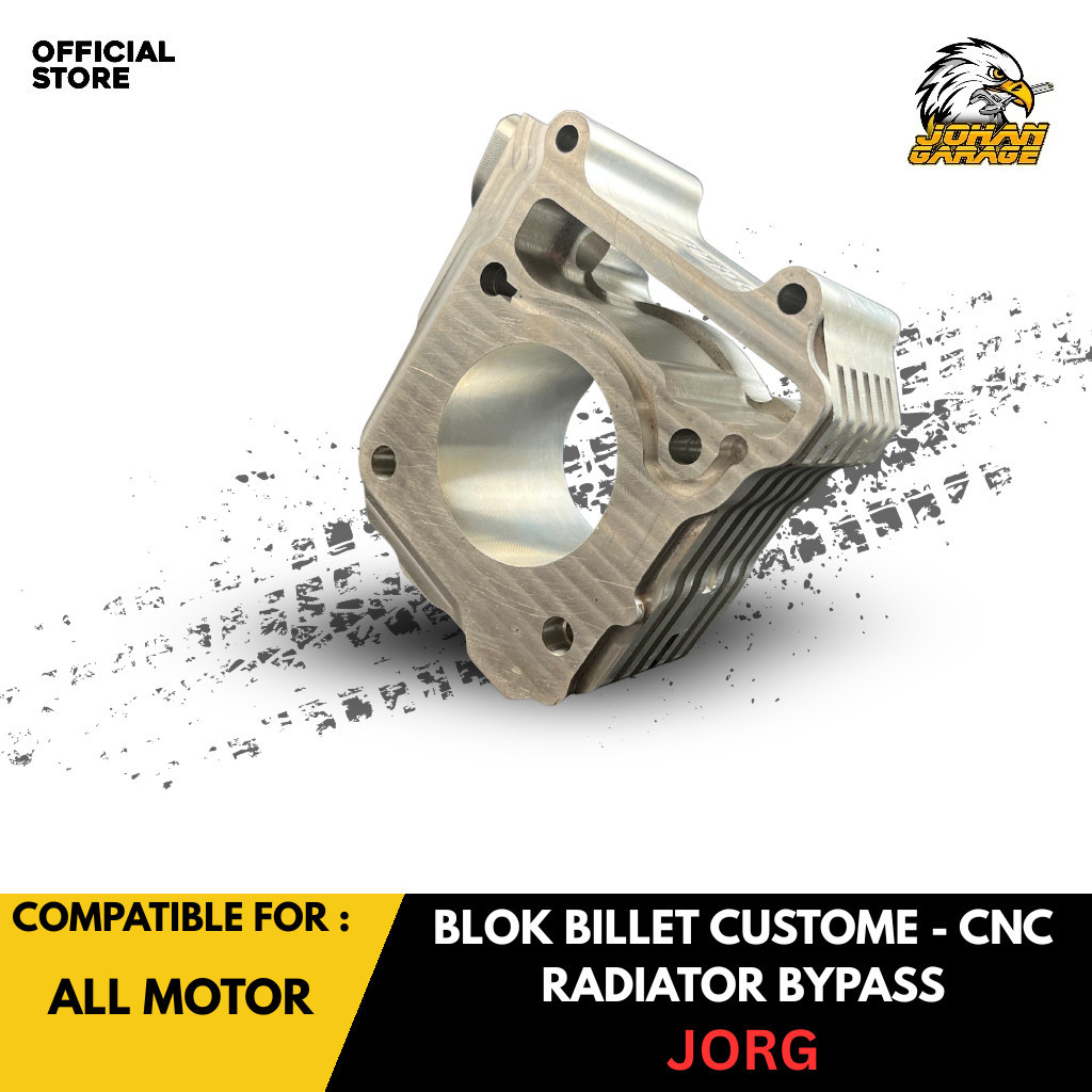 Blok Billet Jorg Cnc Jupiter Mx Mx King On Radiator Bypass Johan Garage