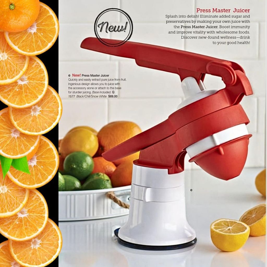Fusion Master Chef Press Tup - perasan jeruk tupperware