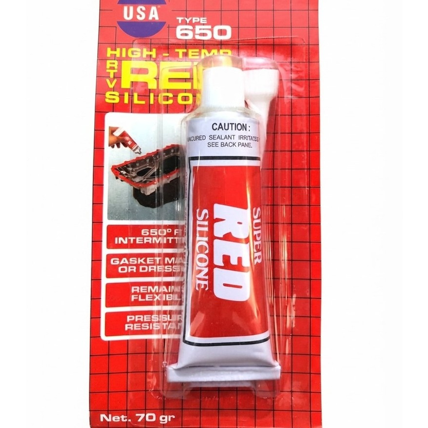 LEM SILICONE USA RED 650 BESAR [ 70 GR ]