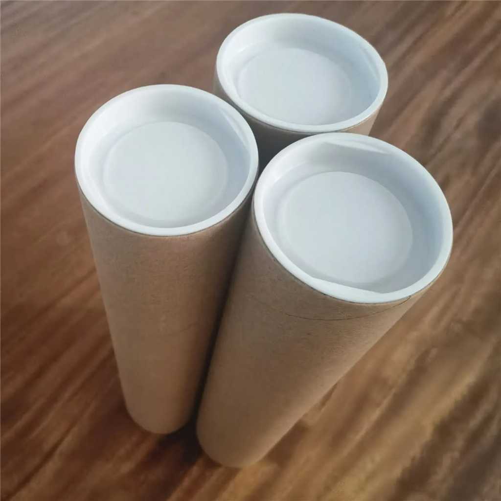6,3 mm / tutup Plastik / putih / Paper tube /Paper Core/ tabung kertas bulat