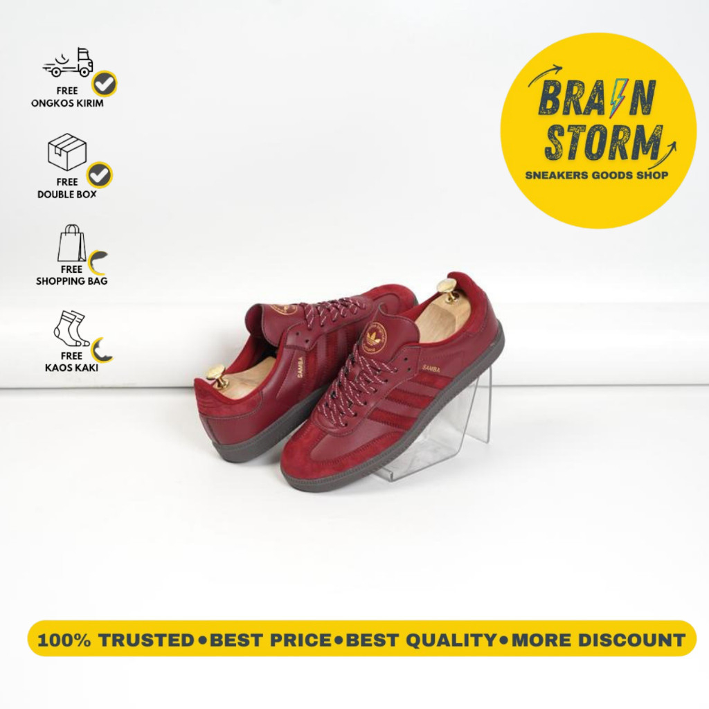 Brainstorm Goods Shop - Sneakers Samba OG Sumatra Maroon 100% BNIB