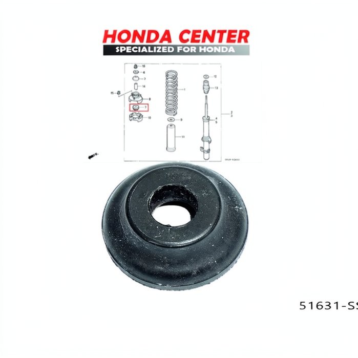 Karet Support Shock Breaker Karet Bantalan Shock Breaker Civic Nouva Nova Lx Grand Genio Estilo Feri