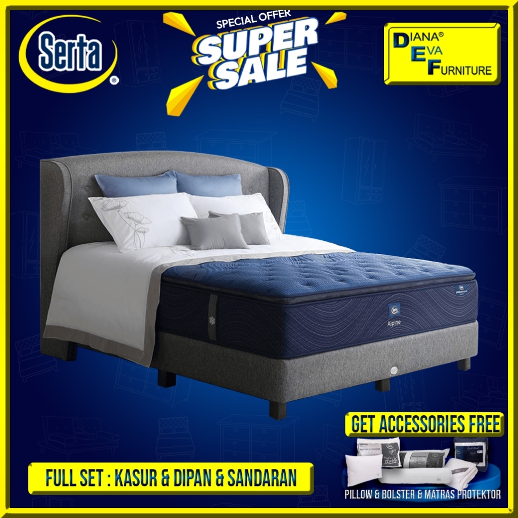 Serta Alpine Set Kasur Springbed