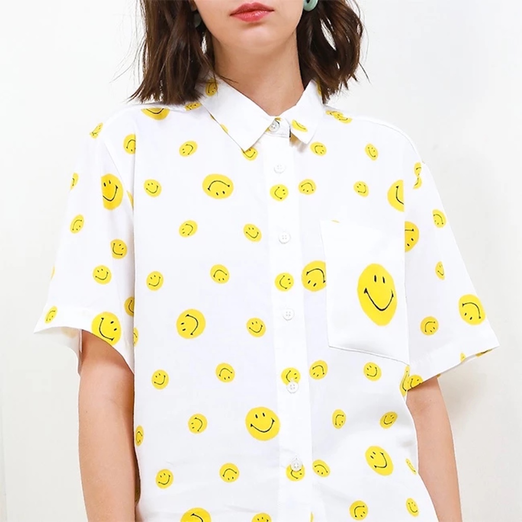 PSPGN.CO | original branded obermain x smiley dot opi22072 kemeja wanita