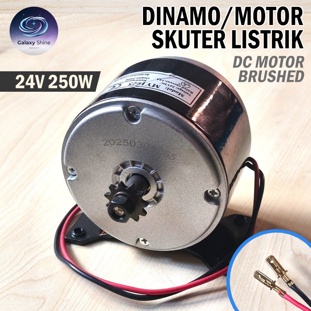 DINAMO 24V 250W DC MOTOR SCOOTER LISTRIK MY1016 / MY1025 SKUTER ELEKTRIK UNIVERSAL UNTUK MR.JACKIE M